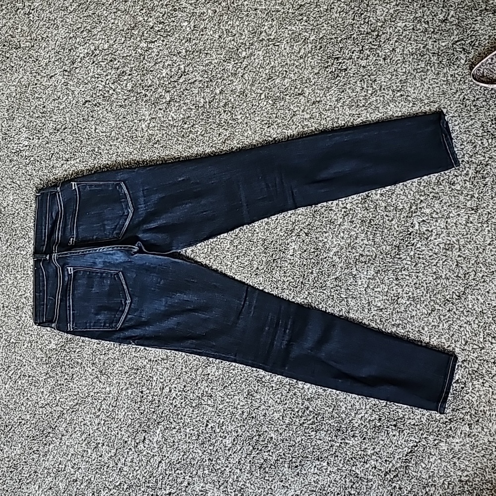 STUNNING FRAME DARK SKINNY LE SKINNY DE JEANNE JEANS - Picture 9 of 13